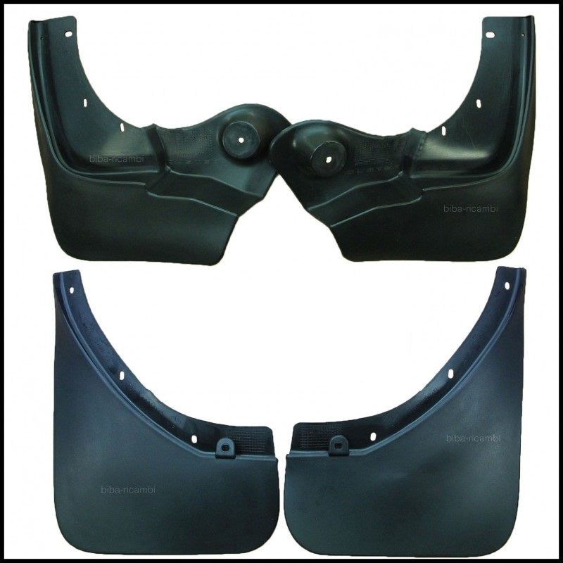 Kit 4 Paraspruzzi Originali 2 Anteriori + 2 Posteriori Per Dacia Duster dal 2010> BIBA-RICAMBI