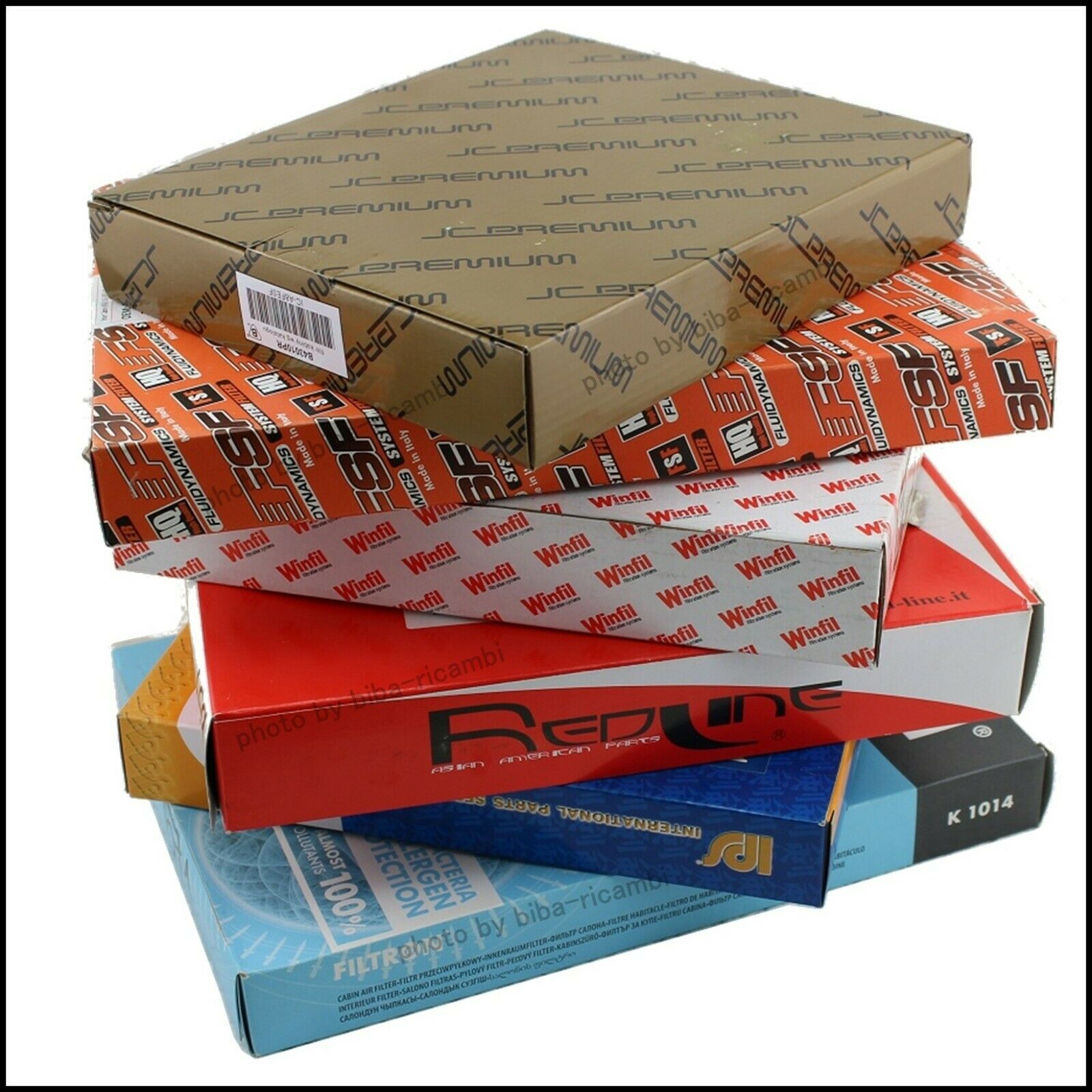 Filtro Aria Antipolline Abitacolo [261x202x26] BIBA-RICAMBI