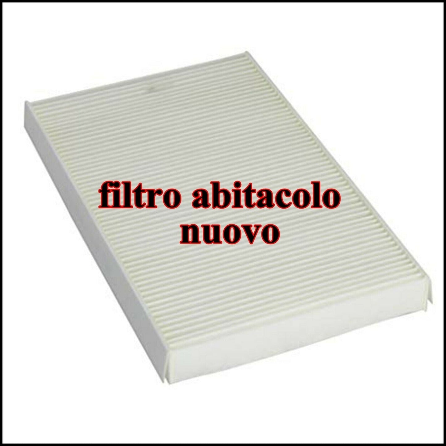 Filtro Aria Antipolline Abitacolo [201x220x30] BIBA-RICAMBI