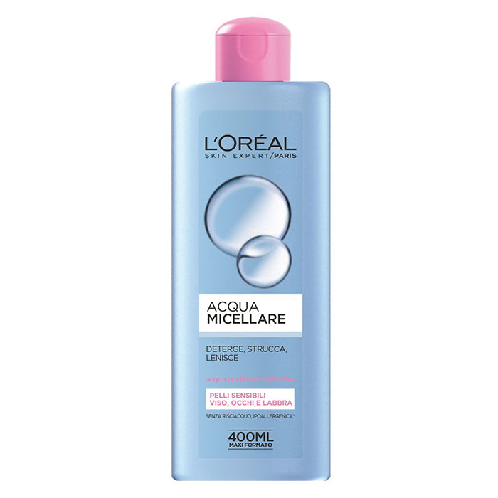 L'OREAL SKIN EXPERT ACQUA MICELLARE PELLI SENSIBILI 400 ML - BIBA-RICAMBI