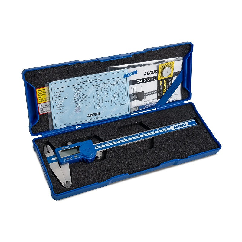 Calibro Digitale Professionale Marca Accud | Lunghezza 200 mm BIBA-RICAMBI
