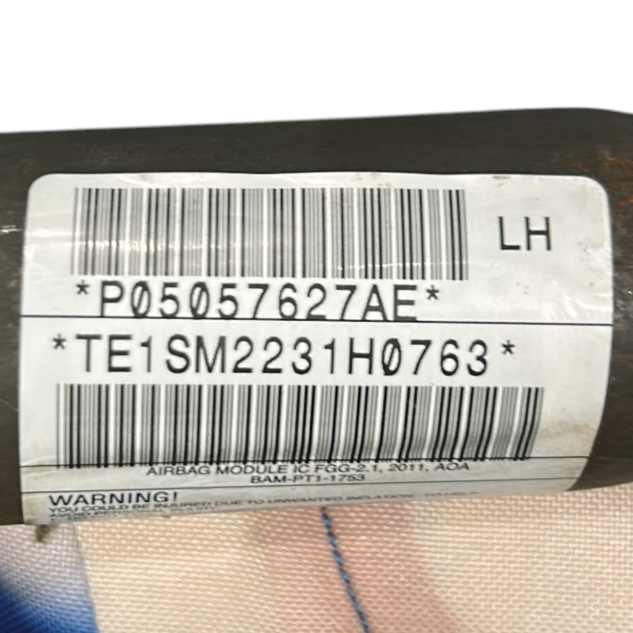 AirBag A Tendina Anteriore Sinistro Lancia Voyager cod.P05057627AE (2011 > 2014)