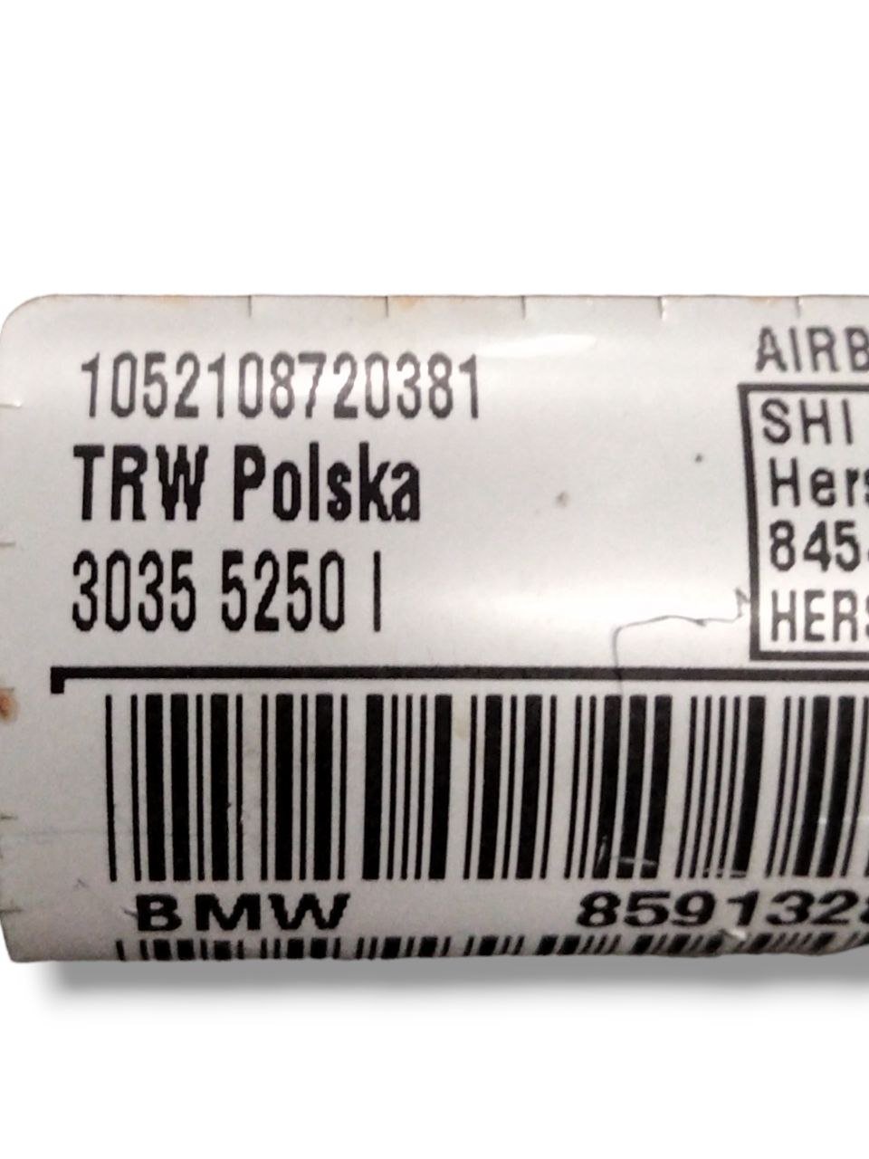 Airbag A Tendina destro Bmw Serie 1 E81 / E87  (2004-2012) cod.30355250