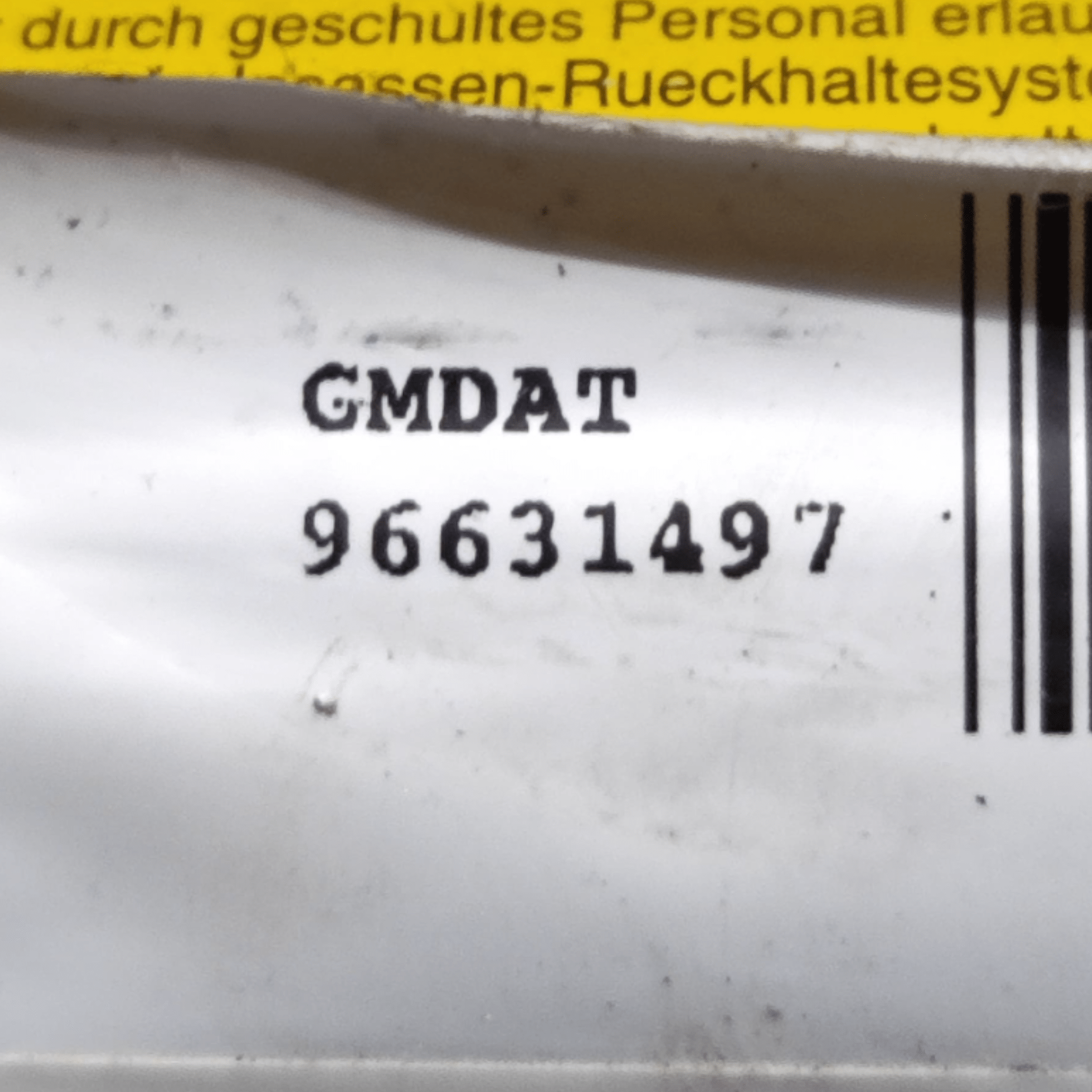 Airbag A Tendina Destro Chevrolet Captiva COD: 96631497 (2006-2018)