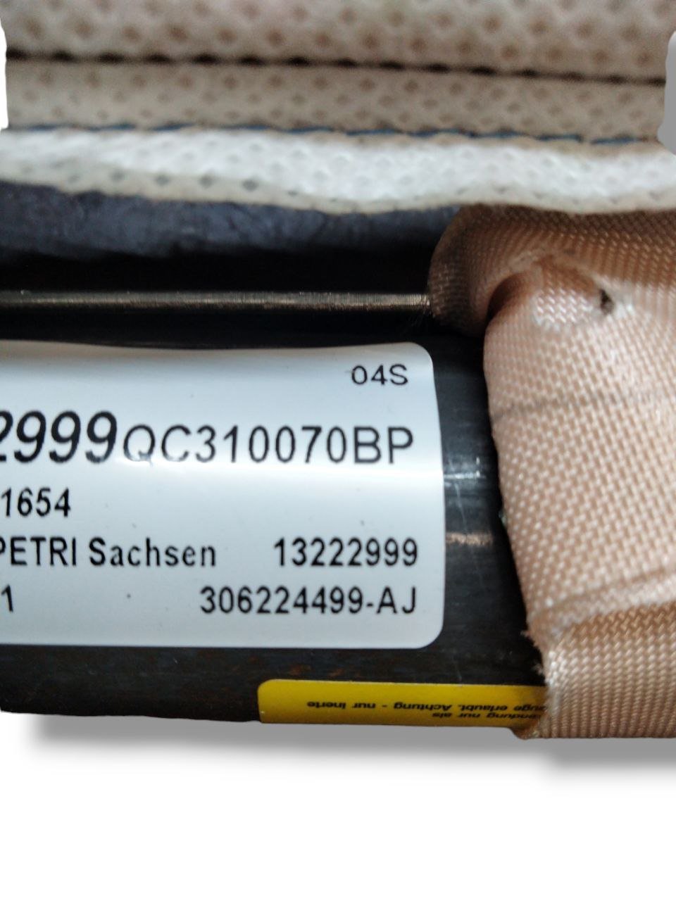 Airbag a tendina laterale destro dx Opel Insignia A (2008-2017) COD:13222999