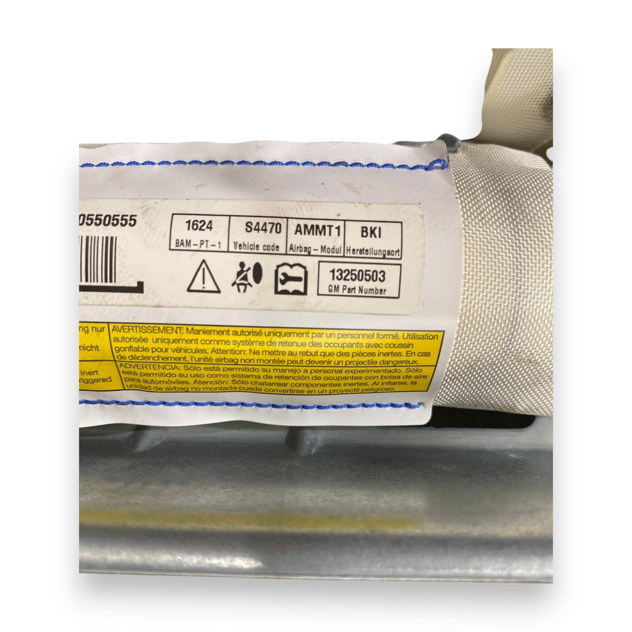 Airbag a tendina laterale sinistro (dx) Opel Meriva B (2010-2017) Cod: 13250503