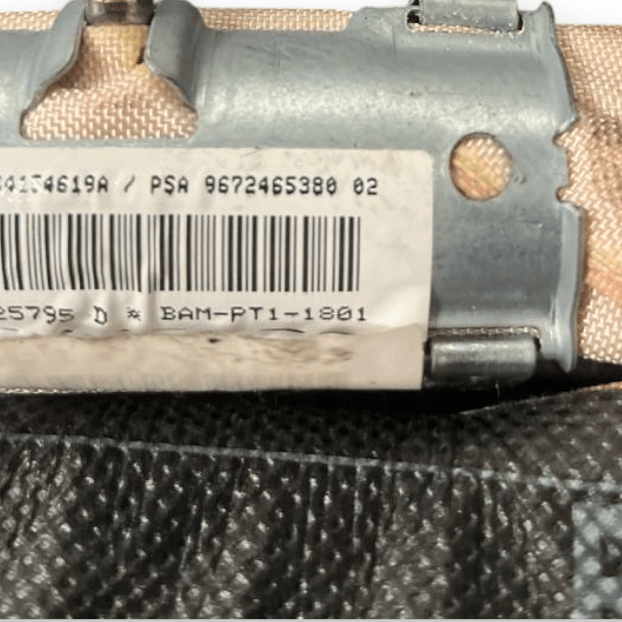 Airbag a Tendina laterale sinistro (sx) Citroen C3 II (2009 al 2016) cod: 9672465380