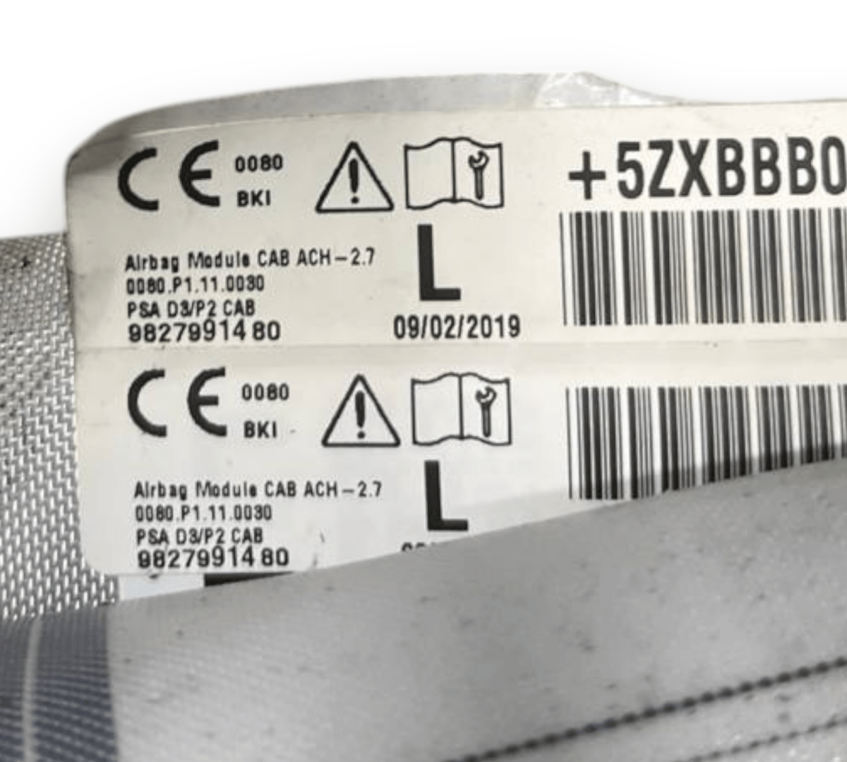 Airbag a Tendina laterale sinistro (sx) Opel Corsa F (2019 -) cod: 9827991480