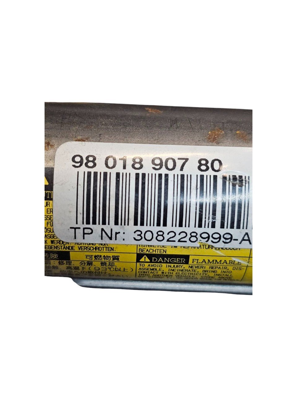 AirBag A Tendina Lato Sinistro Citroen C4 II Cod:9801890780 (2010-2018)