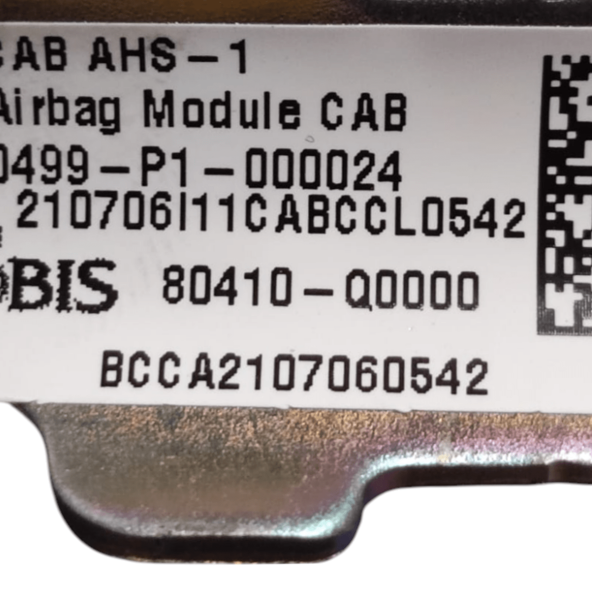 Airbag a tendina sinistro hyundai bayon cod: 80410q0000 (2021-)