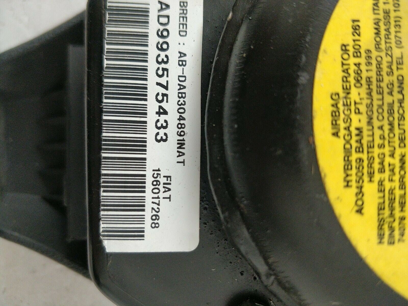 Airbag Guidatore Alfa 156 (932) [97-02] Cod: 156017268