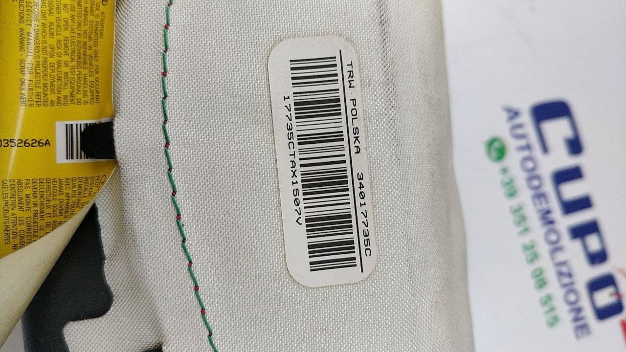 Airbag passeggero Fiat Bravo II 2009 cod 517511870