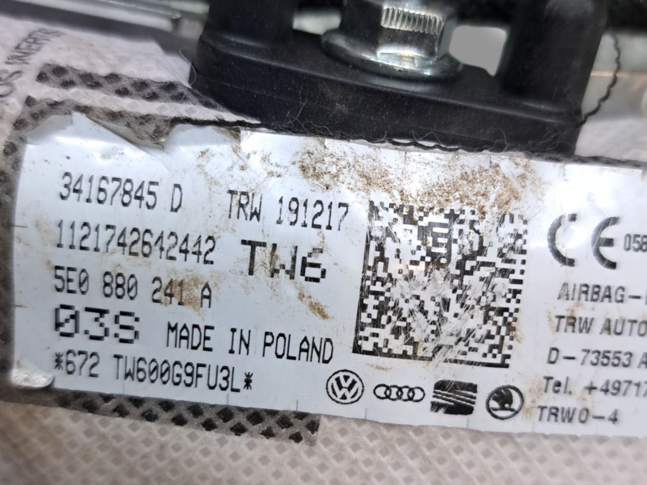 Airbag sedile anteriore sinistro  Skoda Octavia (2018) COD:5E0880241A