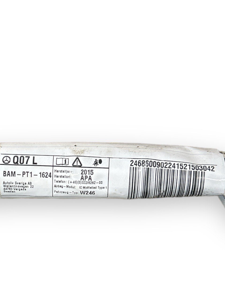 AirBag Sedile Anteriore Sinistro (SX)  Mercedes Benz Classe B (W246) (2012 - 2018) cod. Q07L