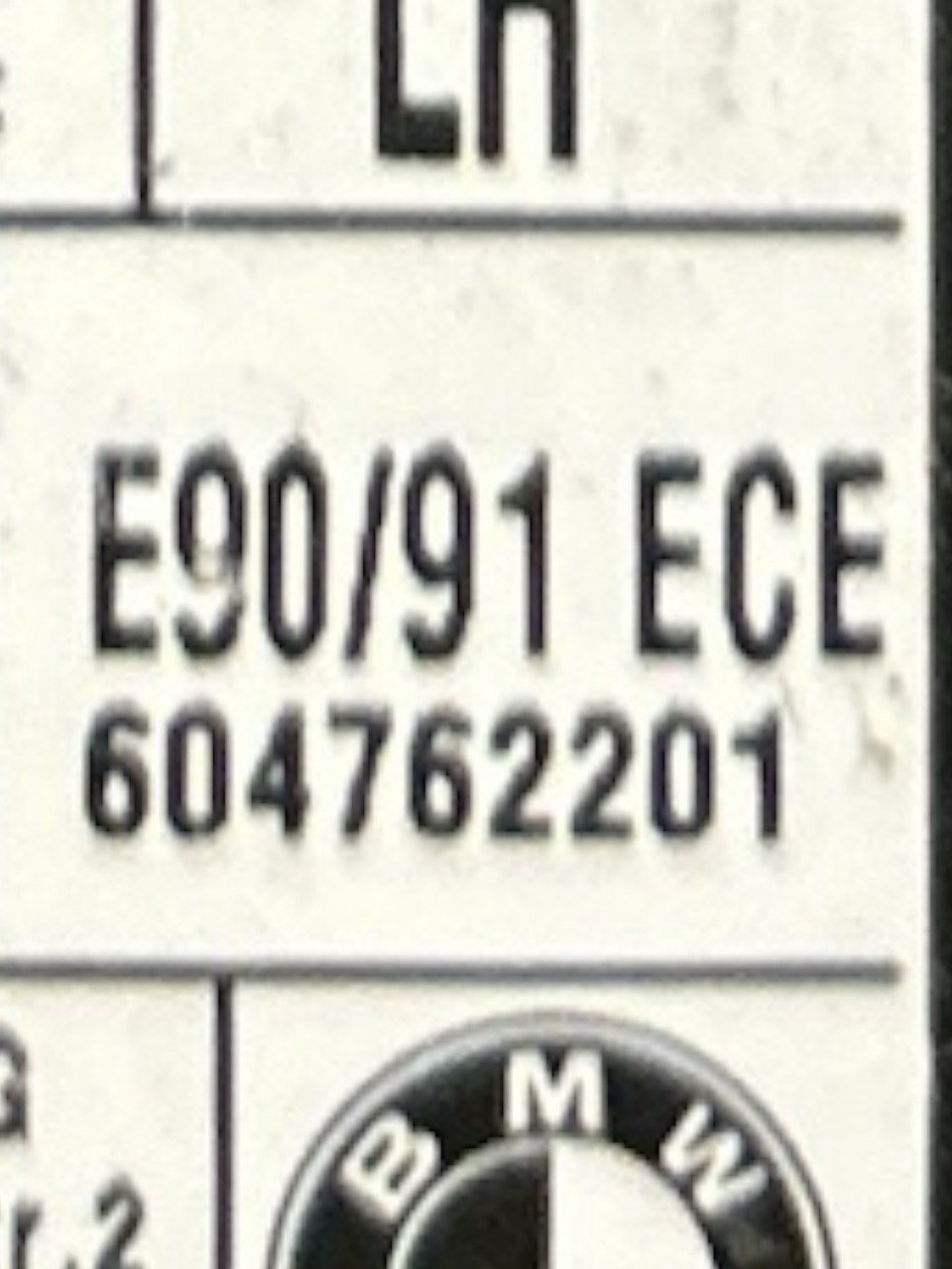 Airbag Sedile Sinistro BMW Serie 3 (E90) (2005 > 2013) cod . 604762201
