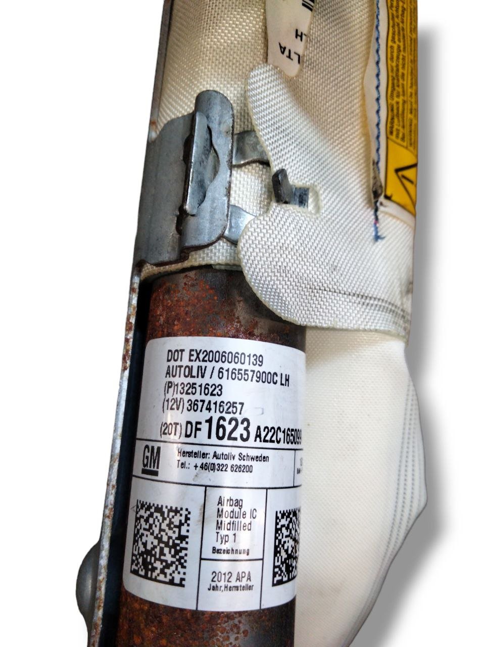 Airbag tetto a Tendina laterale sinistro (Sx) Opel Zafira C tourer (2015-2019)cod.616557900C