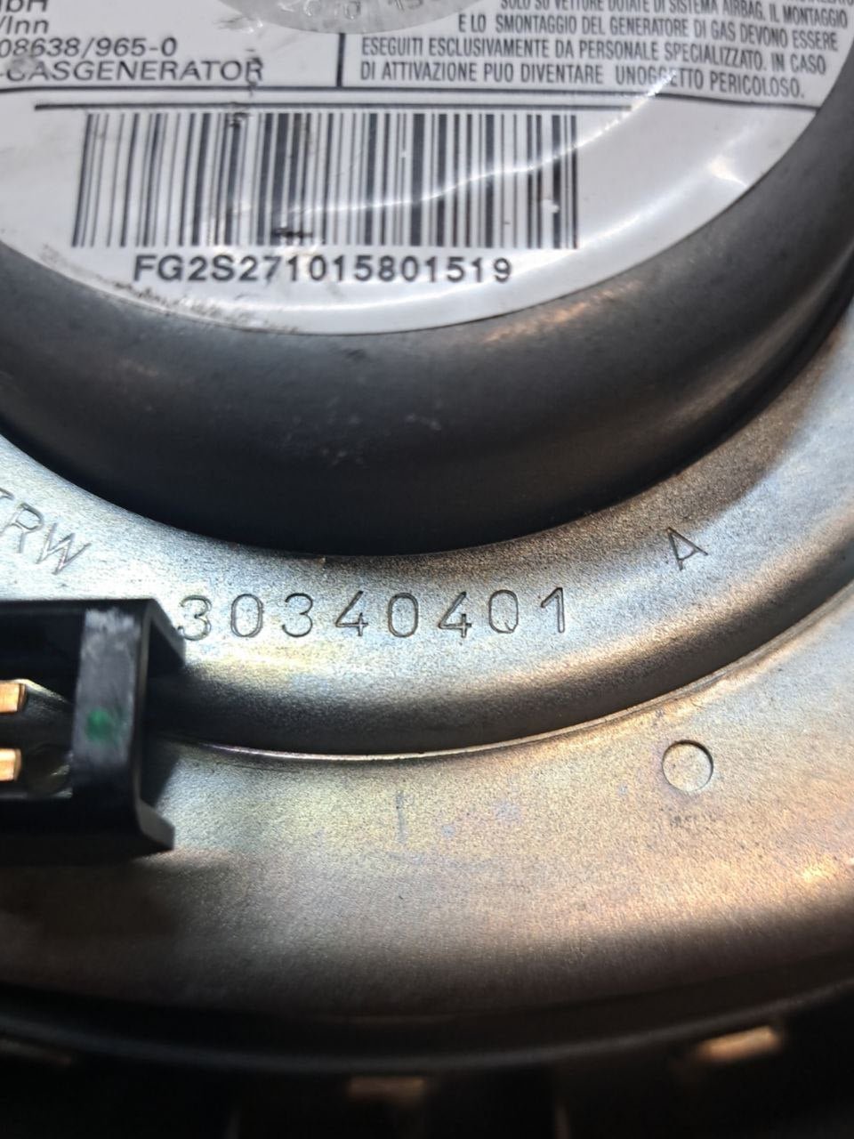 Airbag Volante Fiat Panda 169 (2007) COD:30340401