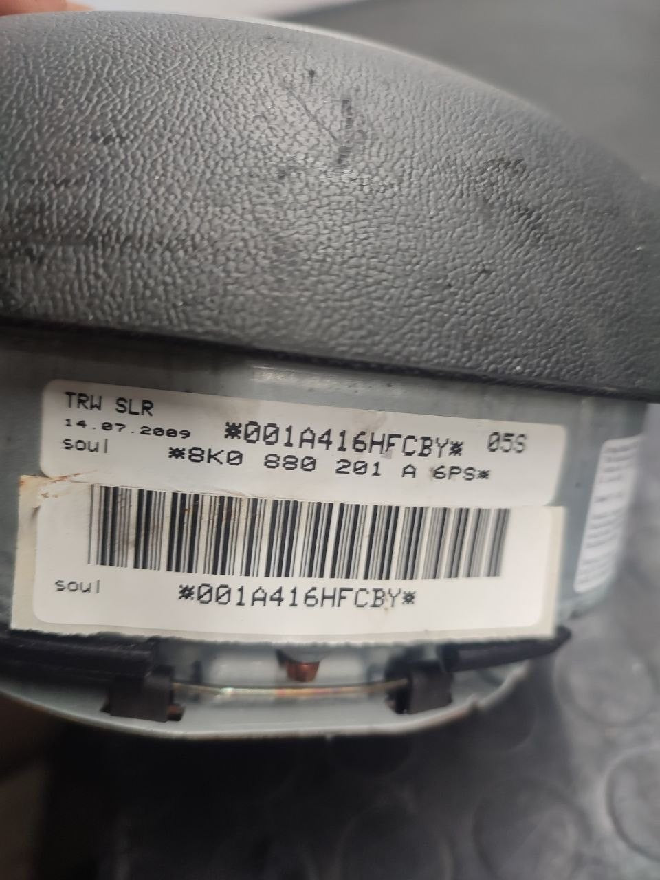 Airbag volante guidatore Audi A6 avant ( 4f - 2010 ) 3.0 tdi cod 8k0880201a