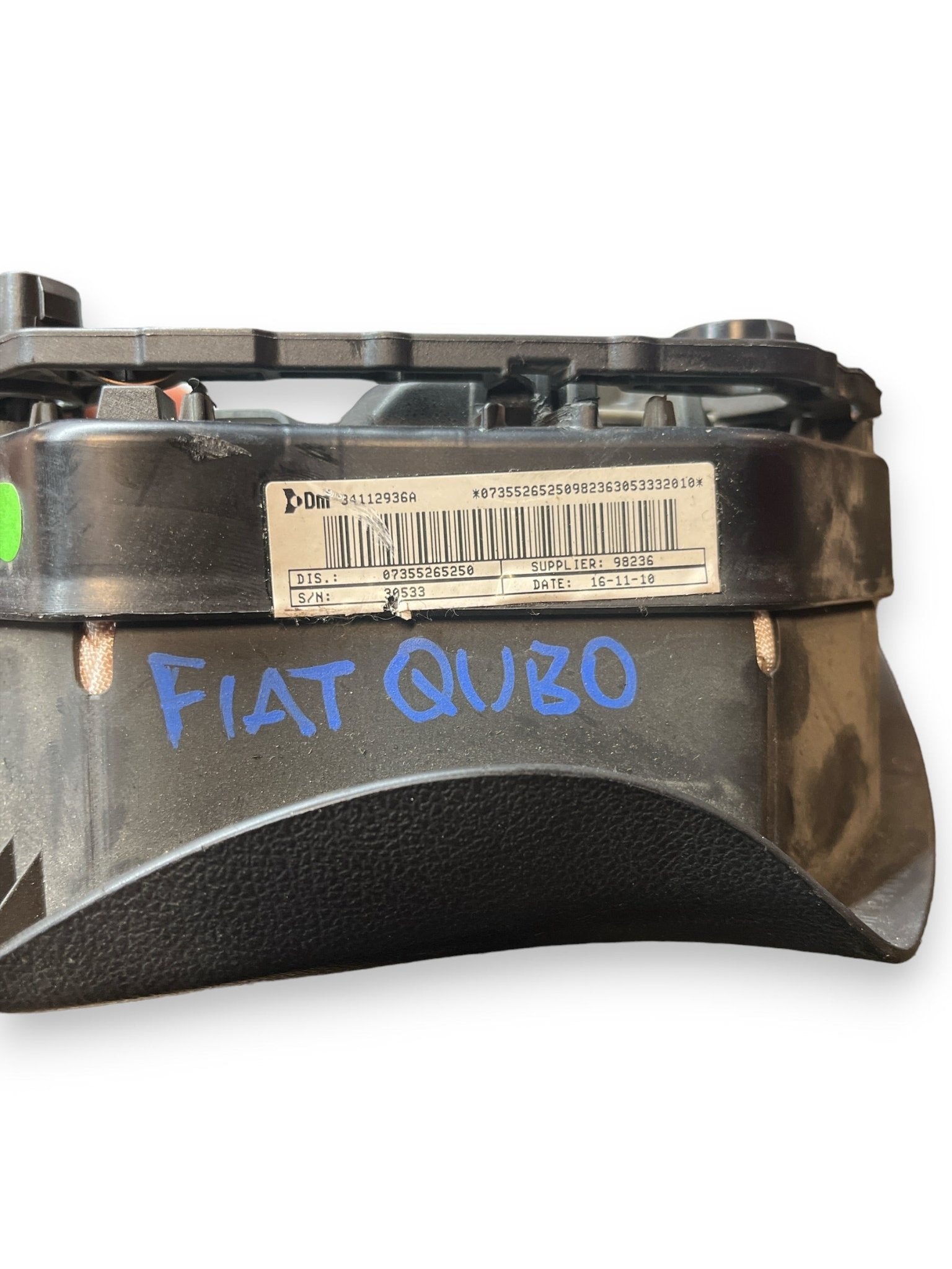 Airbag Volante Sterzo Guidatore Fiat Qubo / Fiorino ( 2010 ) cod : 07355265250