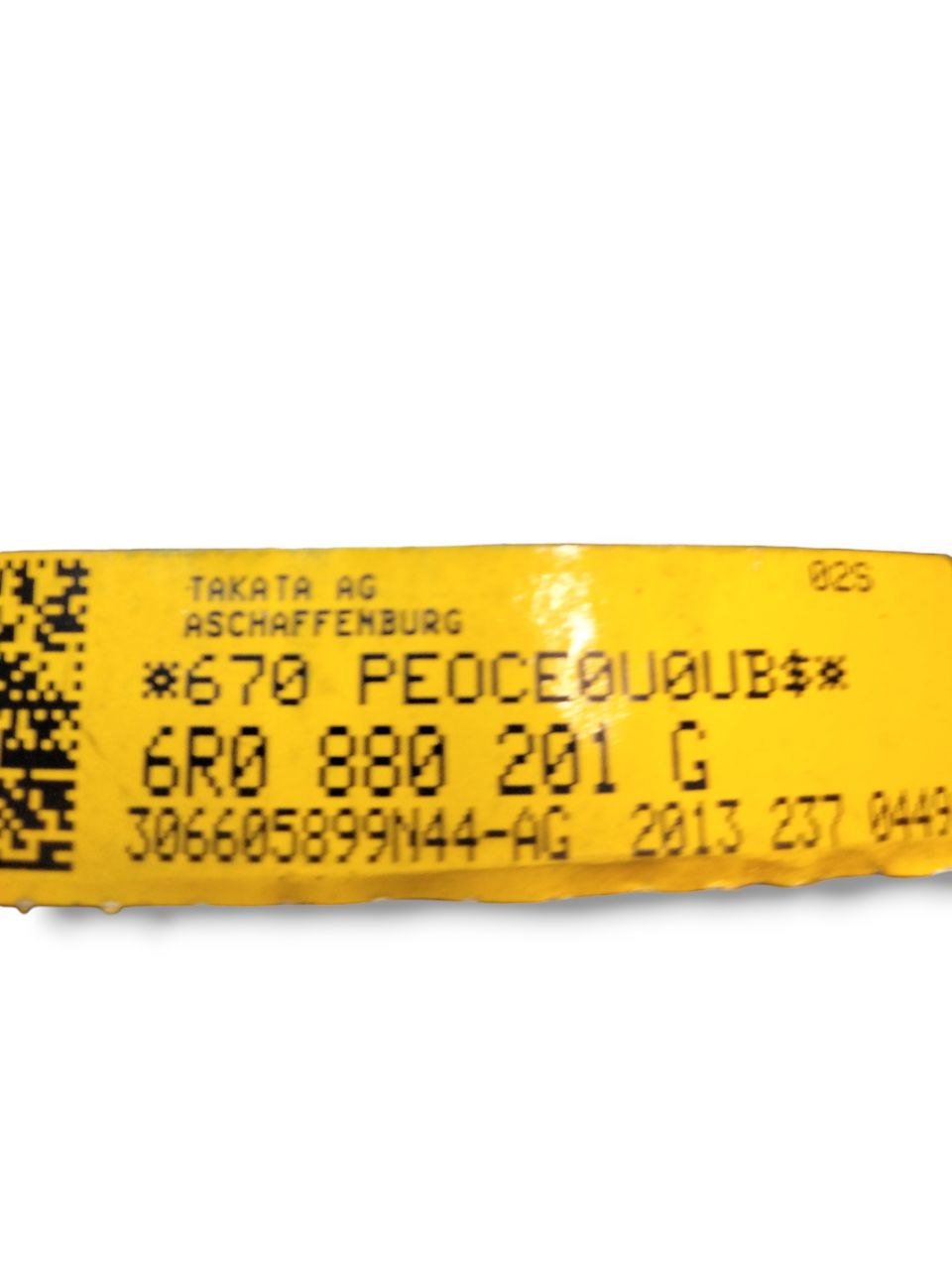 Airbag Volante Volkswagen Polo ( 6R - 2014> ) cod. 6R0880201G