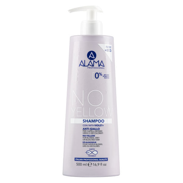 ALAMA NO YELLOW SHAMPOOANTI GIALLO CAPELLI BIONDI 500 ML - BIBA-RICAMBI