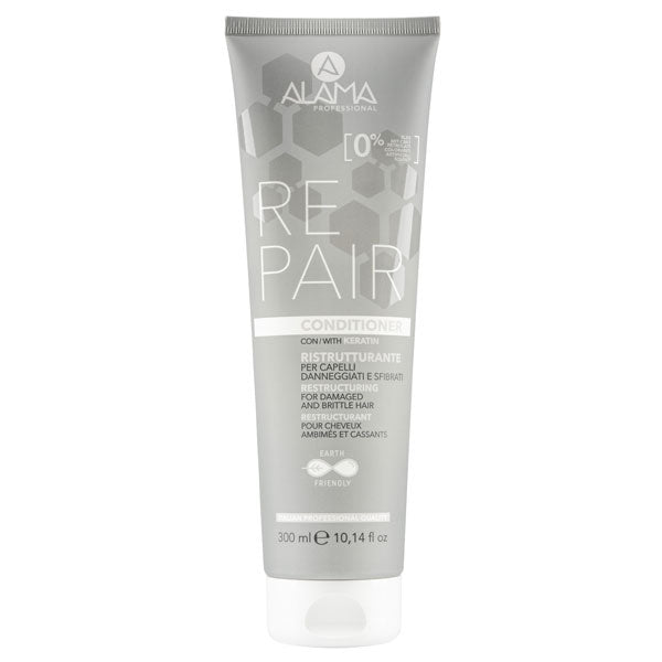 ALAMA REPAIR CONDITIONER RISTRUTTURANTE CAPELLI SFIBRATI 300 ML - BIBA-RICAMBI