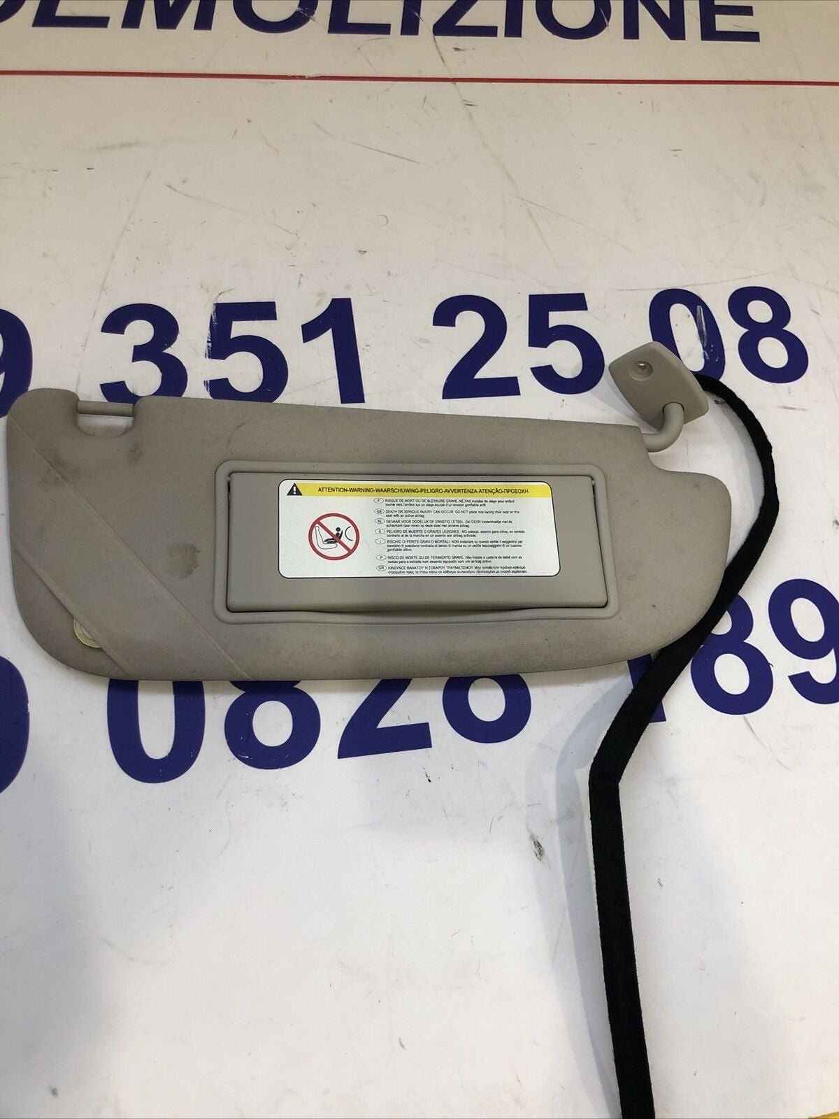 Aletta Parasole Lato Dx Elettrico Peugeot 307 CC 2000-10