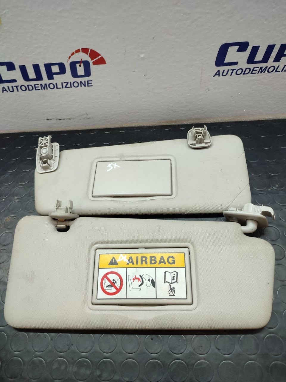 Alette parasole Renault Clio 4 serie 2014