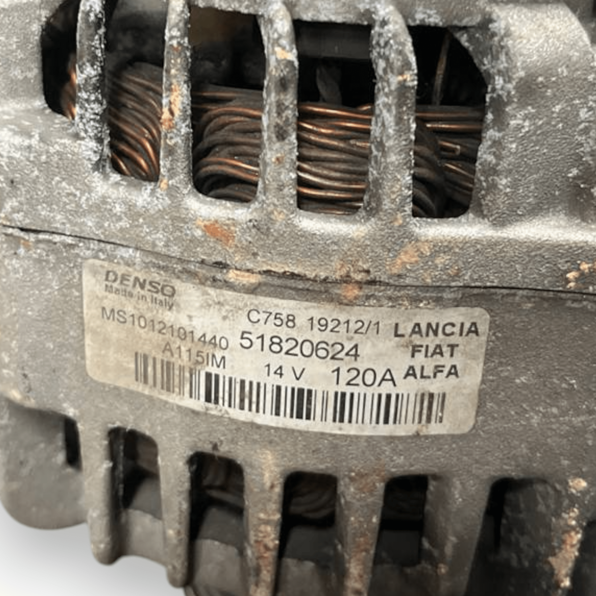 Alternatore Alfa Romeo Giulietta 1.6 Diesel (2010 al 2020) cod: 51820624
