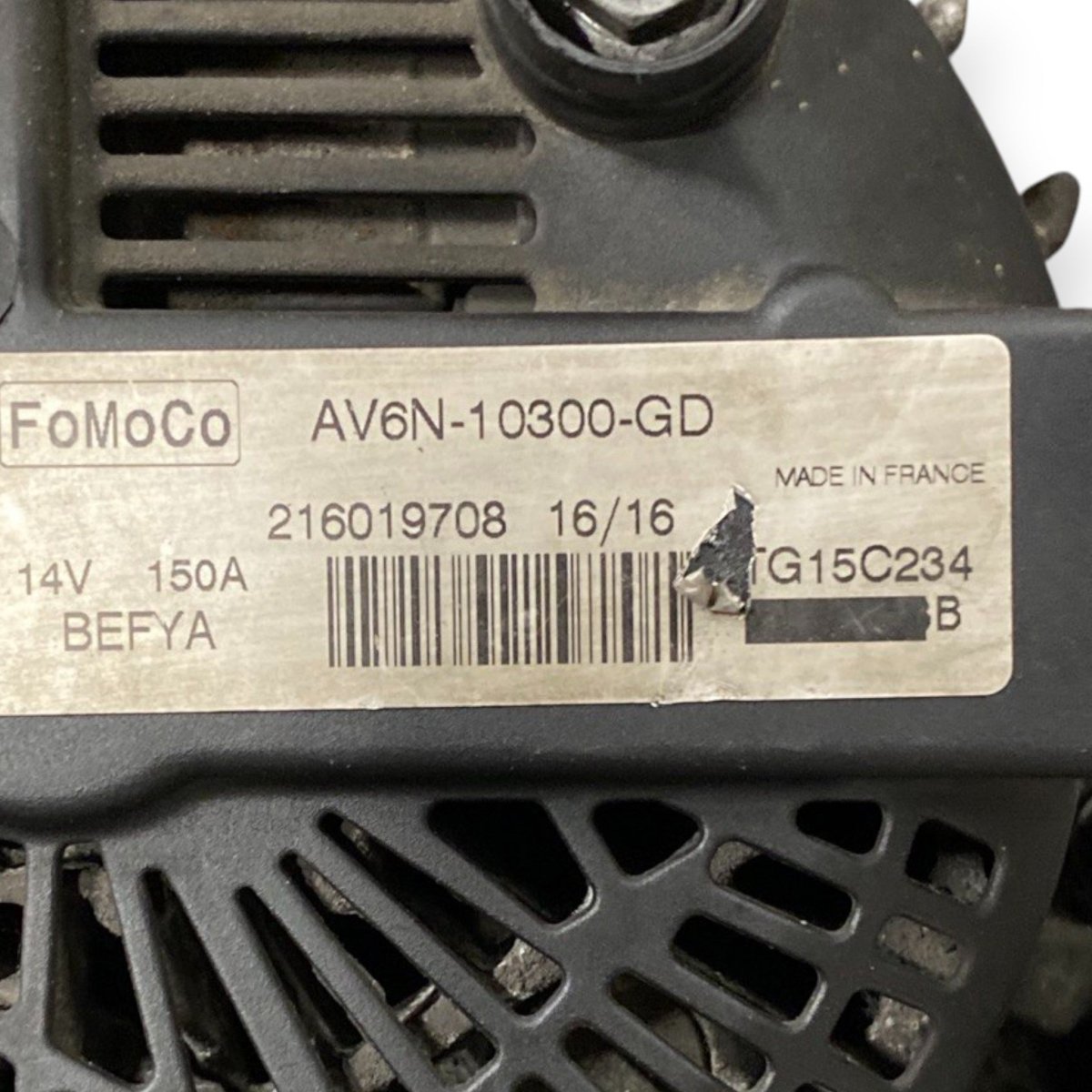 Alternatore ford c-max 1.6 diesel (2015-2019) Cod: av6n-10300-gd