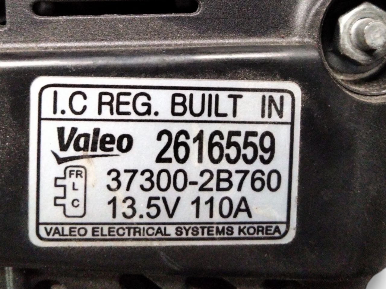 Alternatore Kia Rio III UB / Carens / Soul 1.4 benzina (2011-2017)cod.37300-2B760 / 2616559