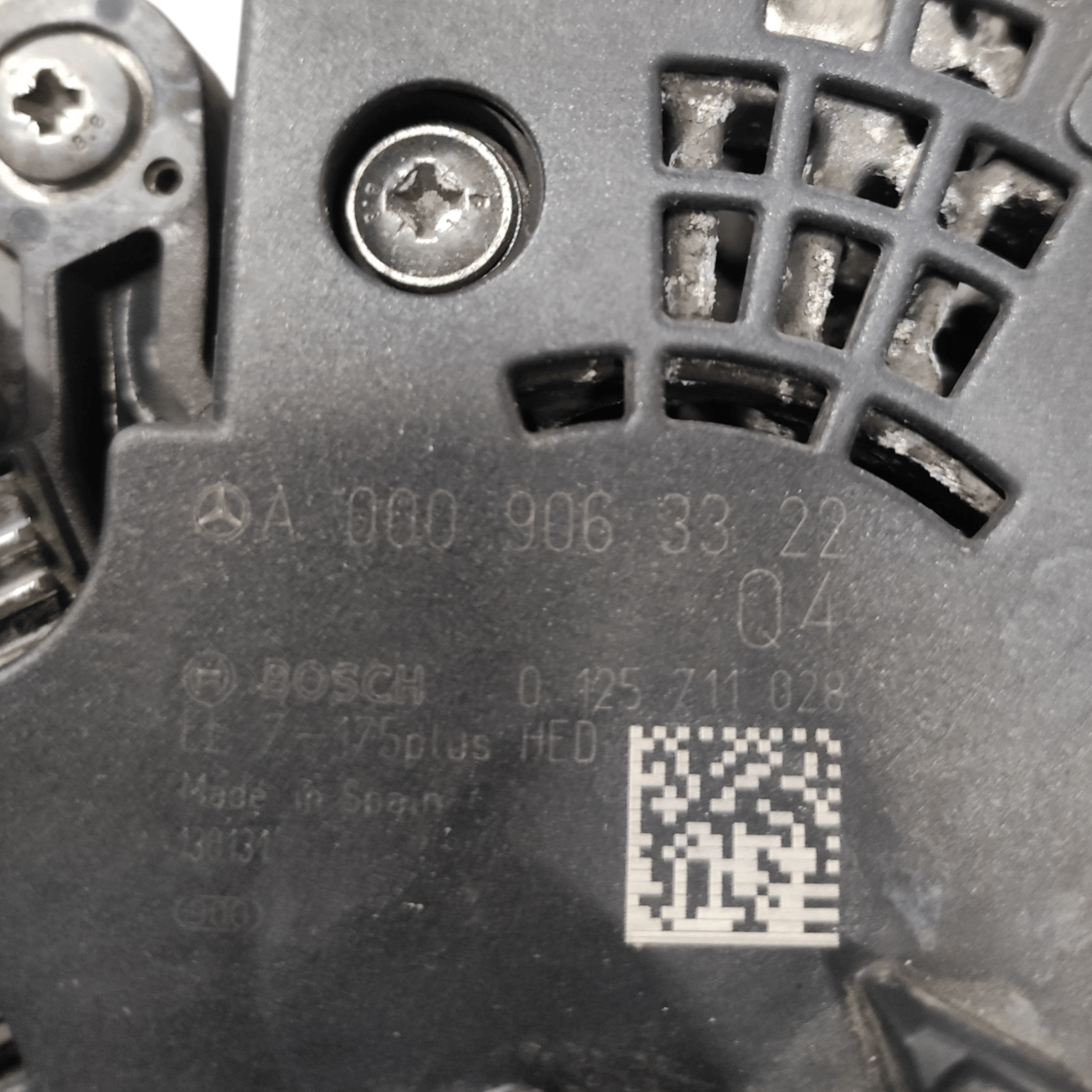 Alternatore Mercedes-Benz Classe B 1.8 Diesel (W246) COD: A0009063322 (2011-2018)