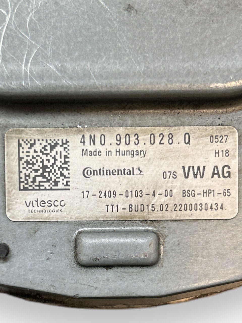 Alternatore Mild Hybrid + Tendicinghia Audi A7 (C8) 3.0 Diesel (2019 > ) cod . 4N0903028Q
