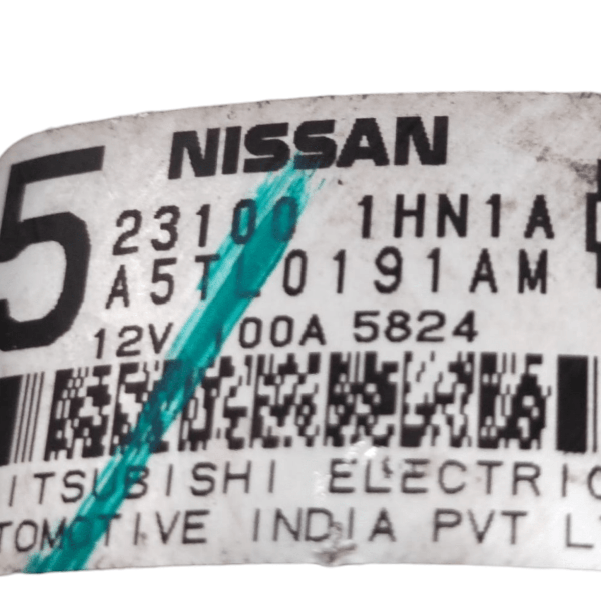 Alternatore nissan micra k13 1.0 benzina cod: 231001hn1a (2010-2017)