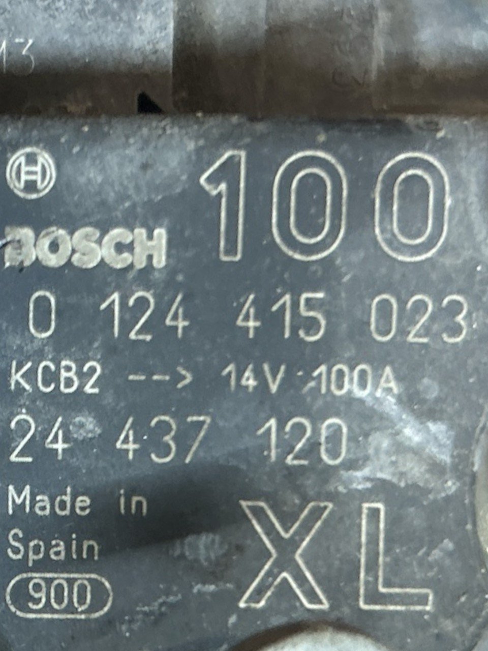 Alternatore Opel Corsa C 1.0 Benzina (2000 > 2006) cod . 0124415023