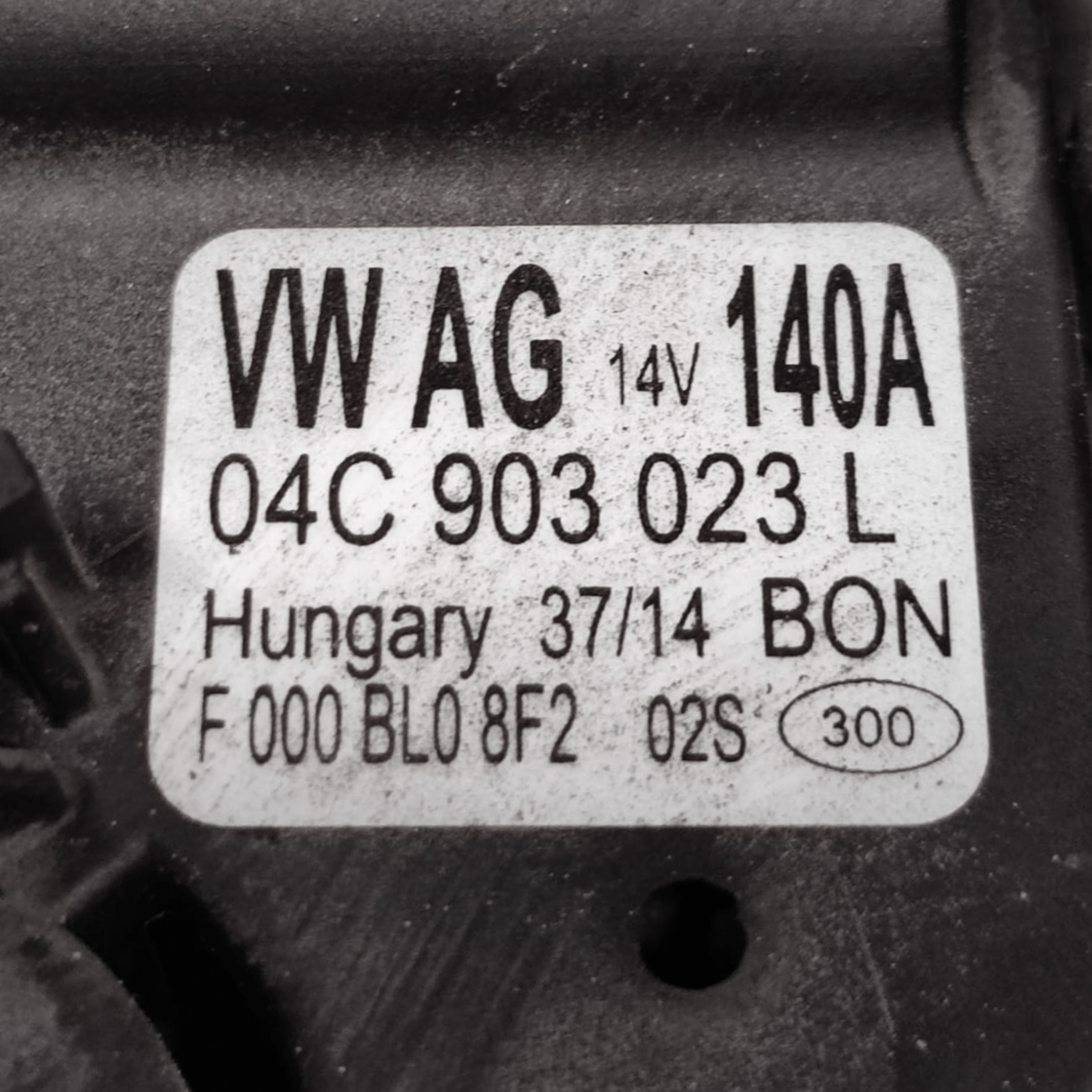 Alternatore Skoda Octavia 1.4 Benzina COD: 04C903023L (2012-2019)