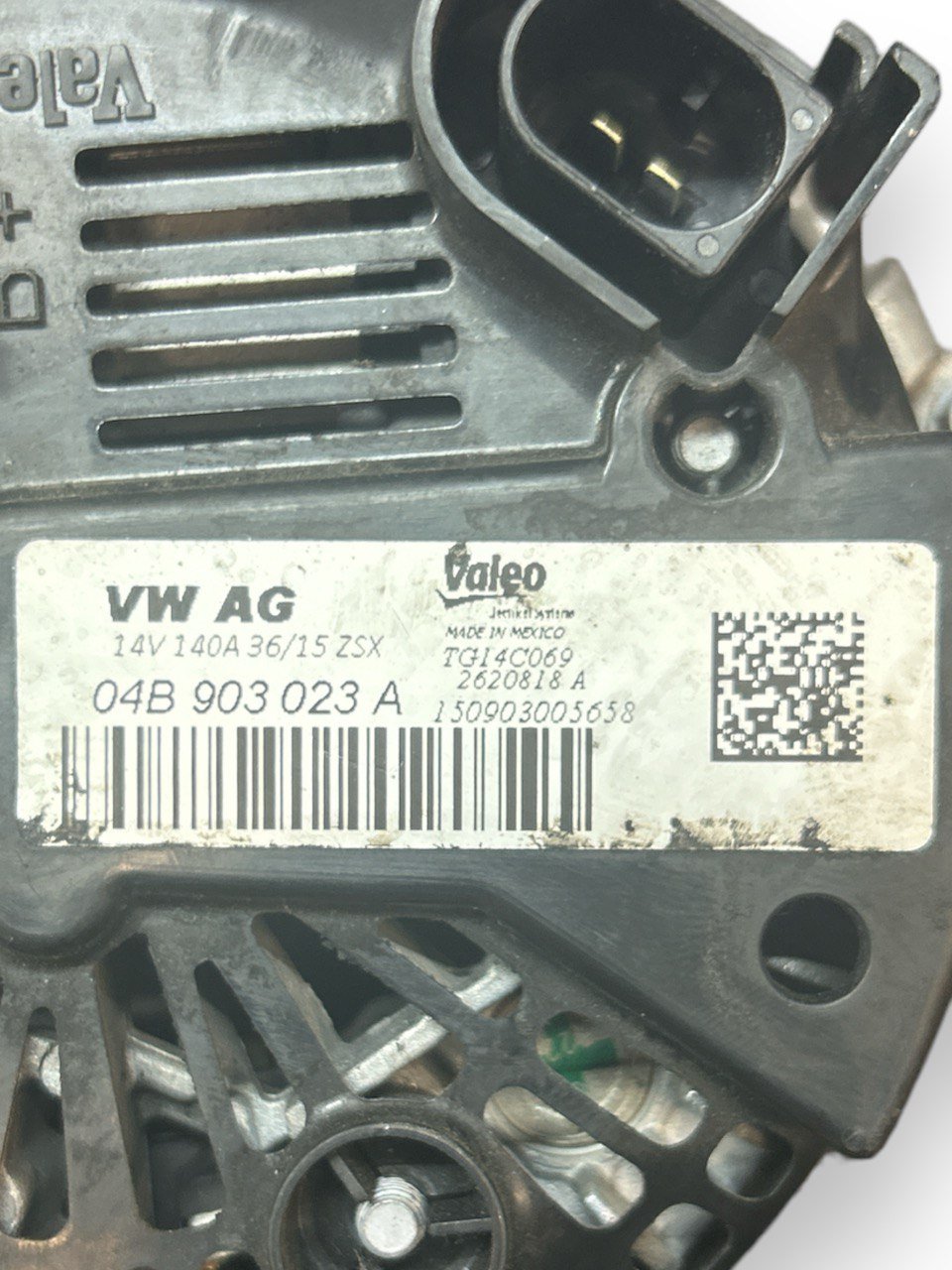Alternatore Volkswagen Golf 5 1.9 Diesel (2004 > 2008) cod . 04B903023A