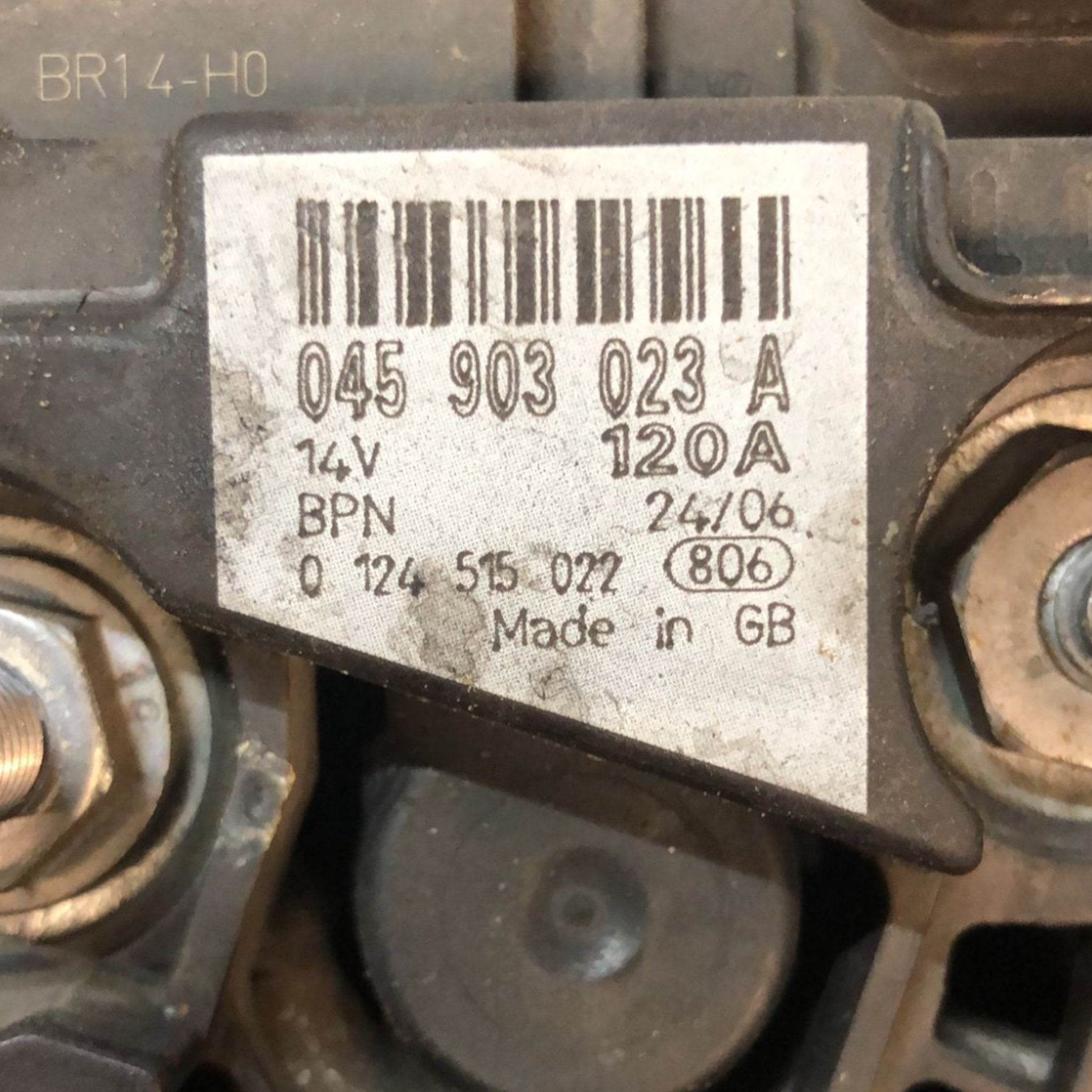 Alternatore Volkswagen Polo 9N 1.4 Diesel (2001 > 2009) cod:045903023A