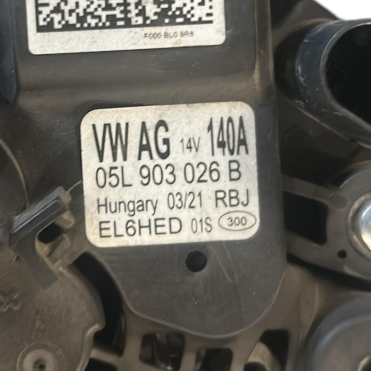 Alternatore Volkswagen Tiguan (AD) cod.05L903026B 2.0 Diesel (2016 > 2024)