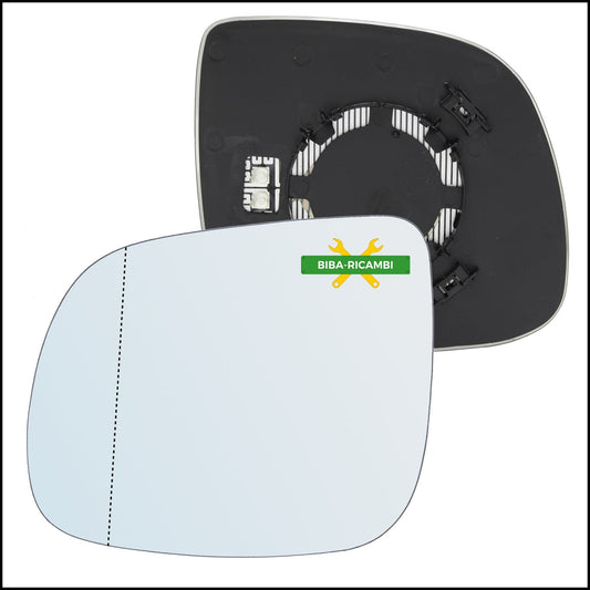 Piastra Retrovisore Termica Asferica Attacco Ø 84 Lato Sx-Guidatore Per Volkswagen Multivan T5 dal 10/2009&gt; BIBA-RICAMBI