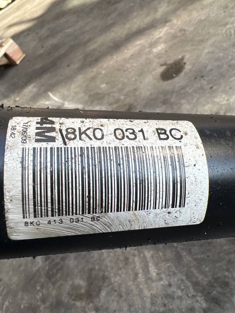 Ammortizzatore anteriore destro Audi A4 B8 cod  8k0031bc