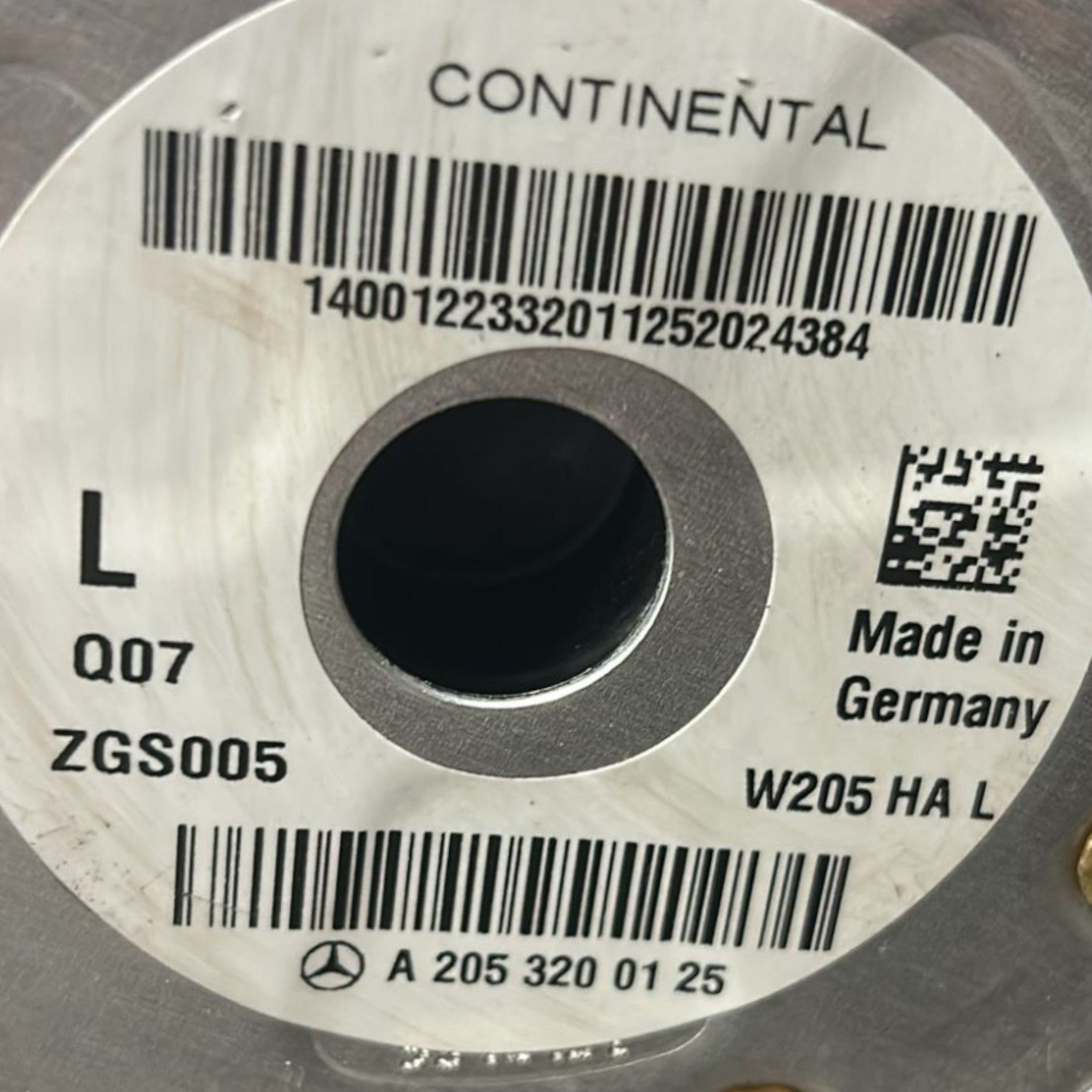 Ammortizzatore / Molla Ad Aria Posteriore Sinistra Mercedes Benz Classe C W205 (2014 > 2021) cod:A2053200125 Sospensione Pneumatica