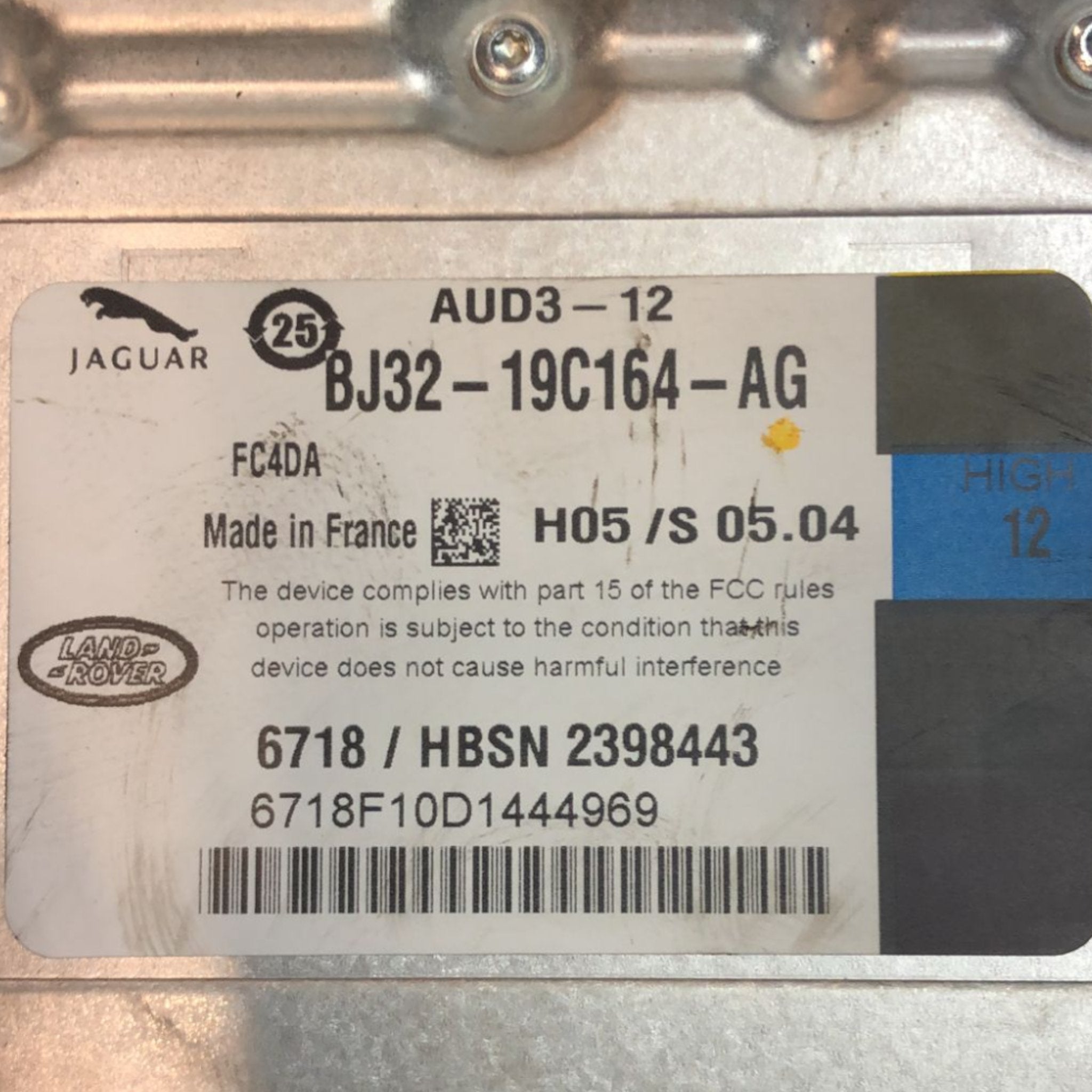 Amplificatore Audio Jaguar XJ (X351) 82009 > 2019) cod:BJ32-19C164-AG
