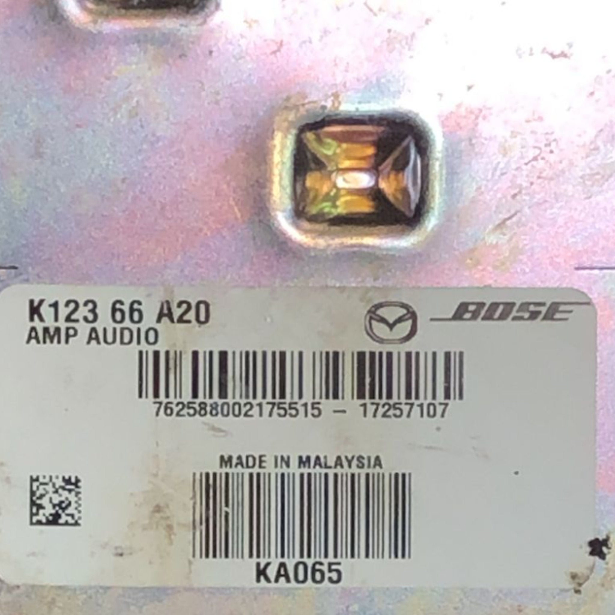 Amplificatore autoradio Mazda CX-5 (2012 >) cod:K12366A20