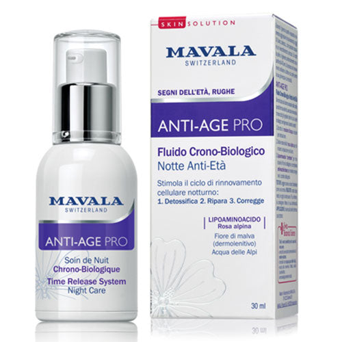 MAVALA ANTI AGE PRO FLUIDO CRONO BIOLOGICO NOTTE ANTI ETA 30 ML