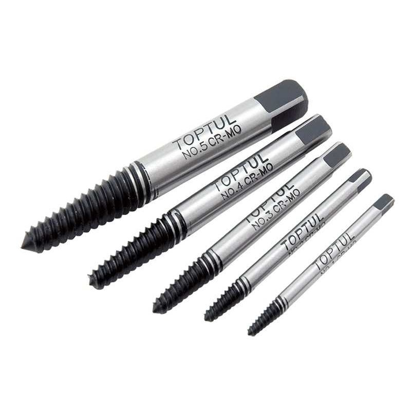 Set 5 Pz Estrattori Per Viti | Marca Toptul BIBA-RICAMBI