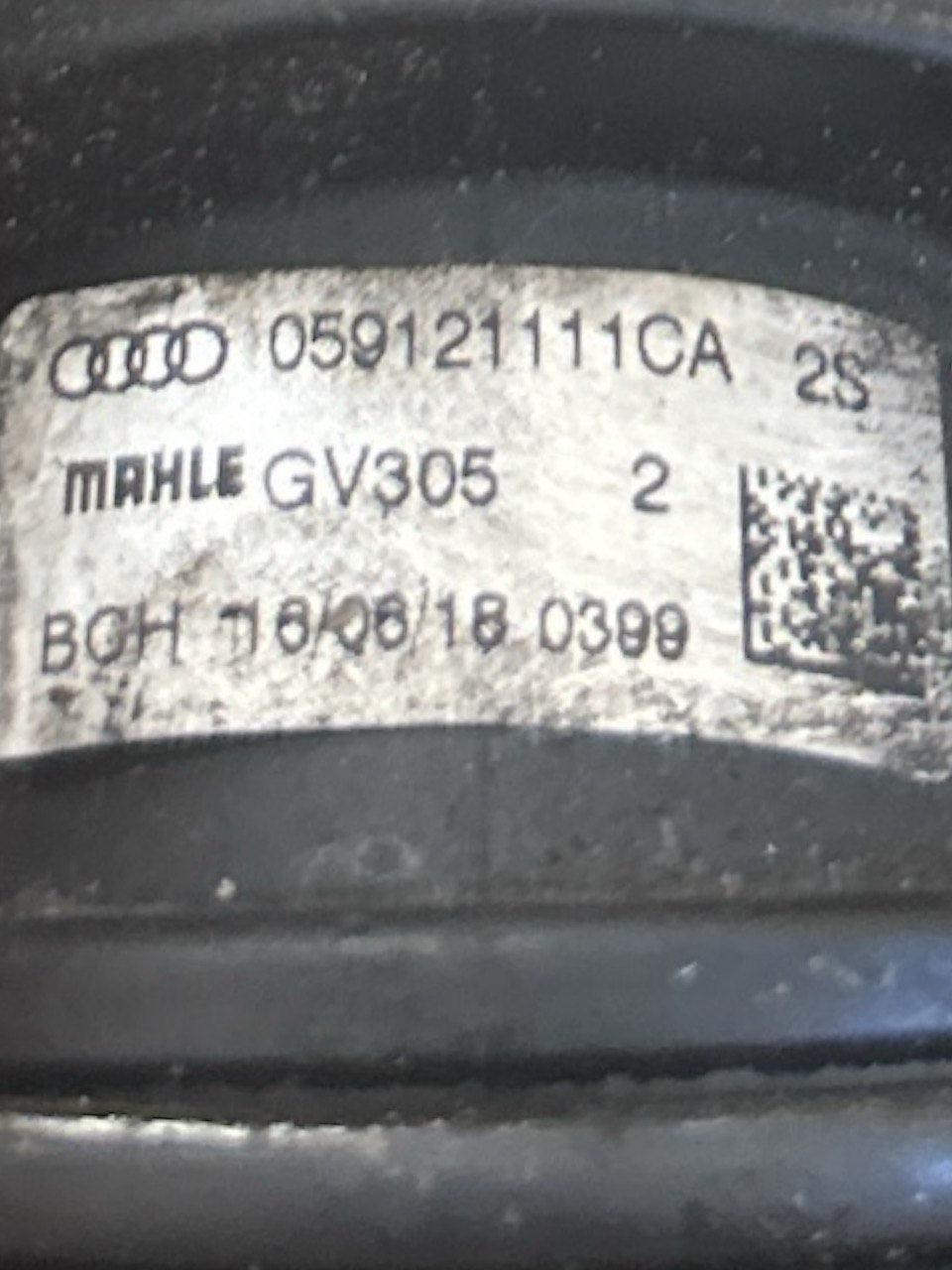 Audi A7 3.0 Diesel (2017 > ) cod.059121111CA Controllo / Regolatore Liquido Refrigerante