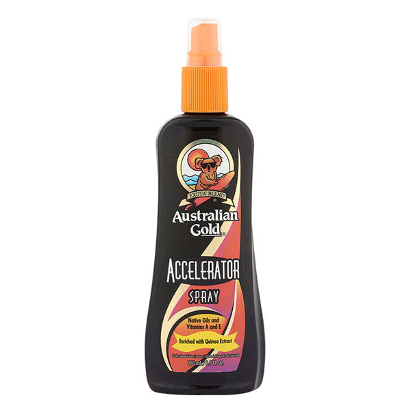 AUSTRALIAN GOLD ACCELERATOR SPRAY DARK TANNING VITAM 250 ML - BIBA-RICAMBI