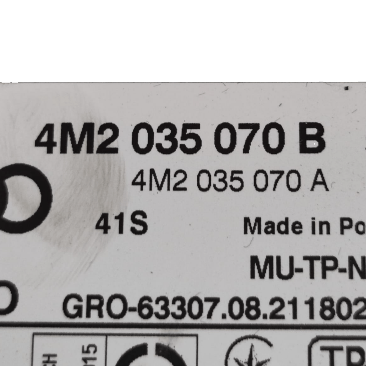 Autoradio audi q8 cod: 4m2035070b (2018-)