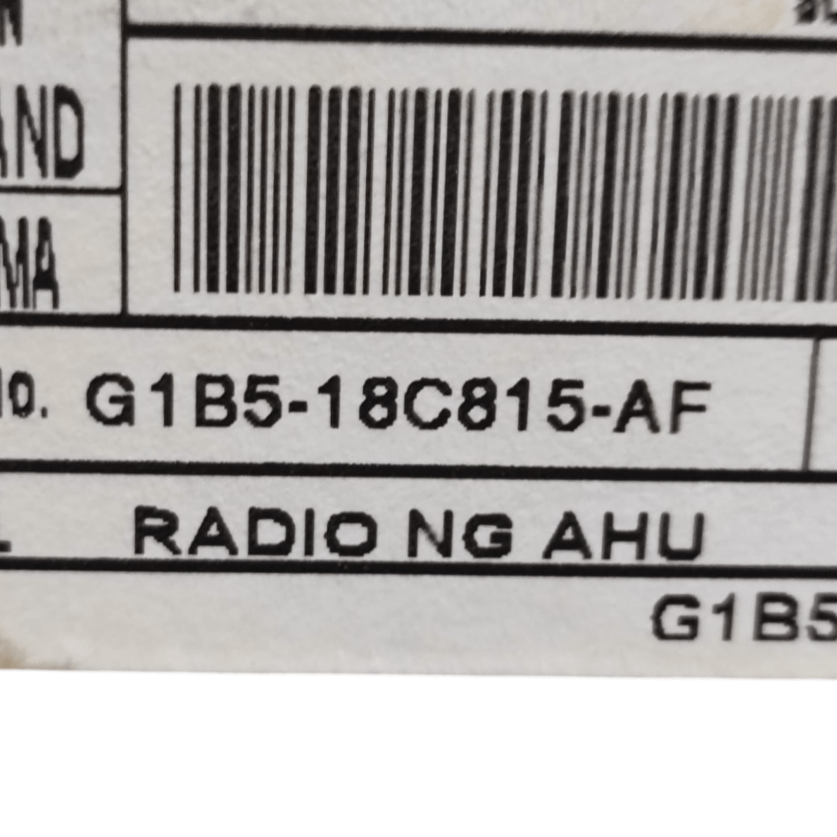 Autoradio ford ka+ cod: g1b518c815af (2016-2019)